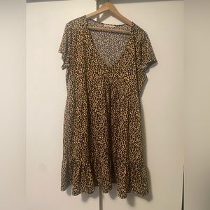 Leopard print dress